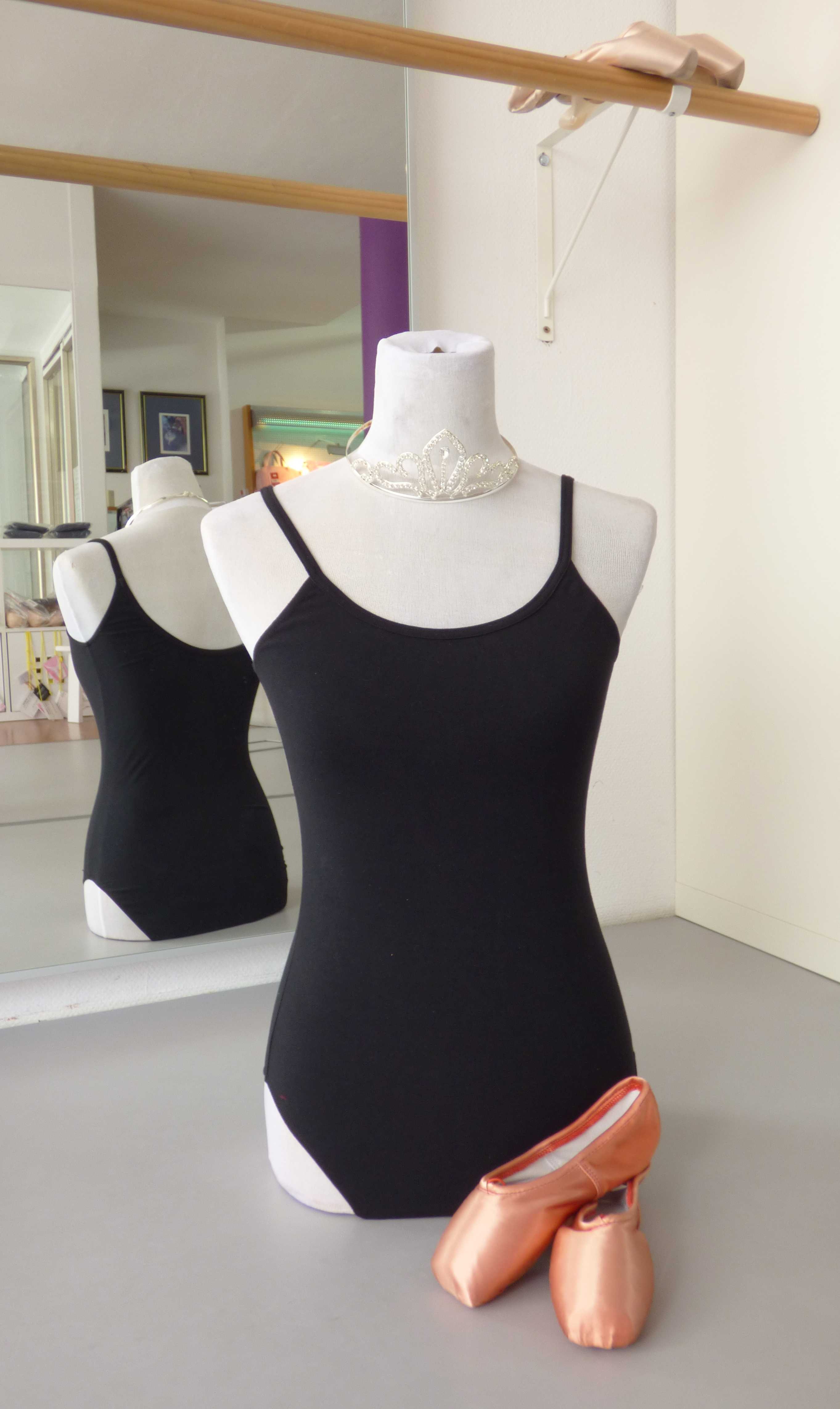 Amber Spaghettiträger, Größe: XL (40), schwarz